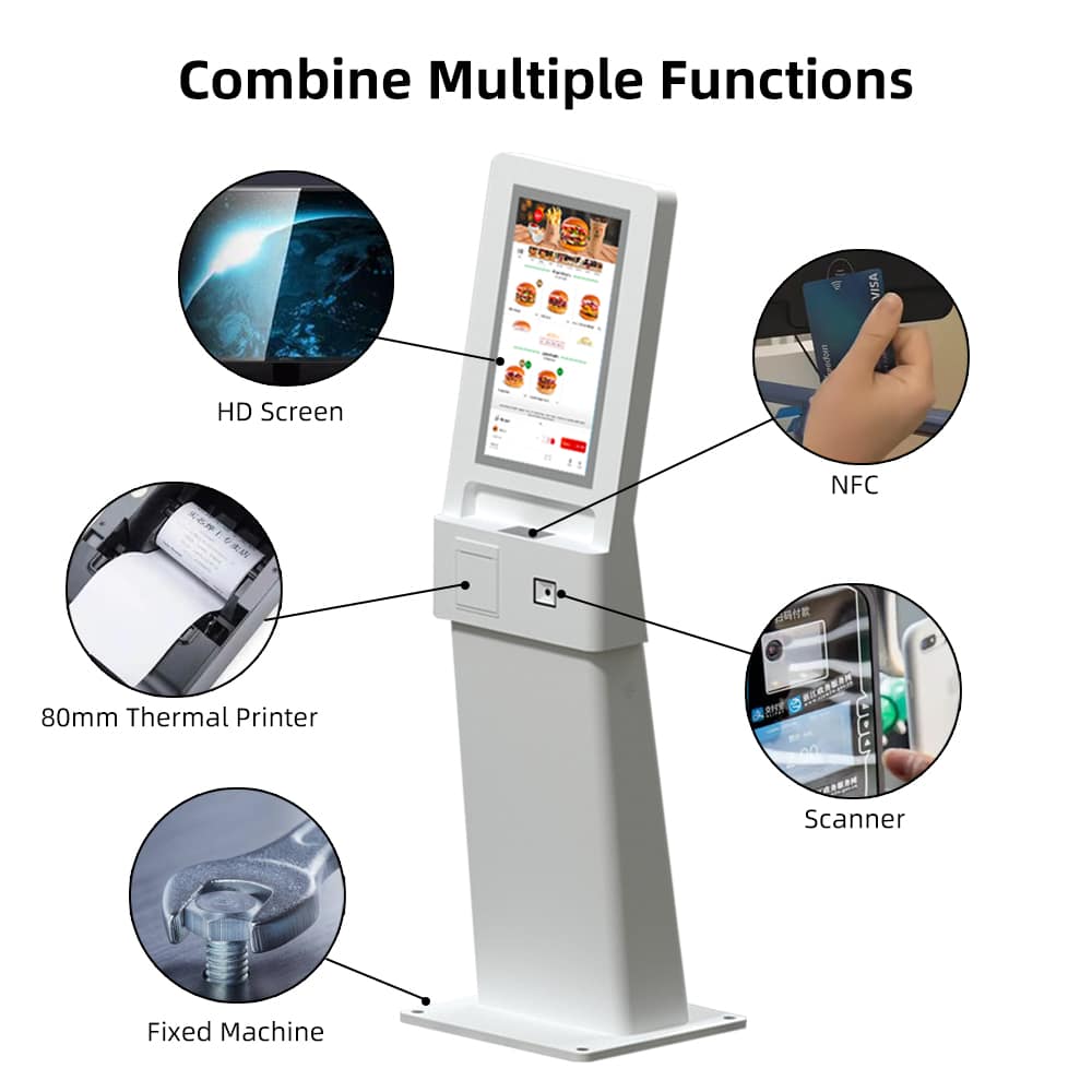 compact self ordering kiosk