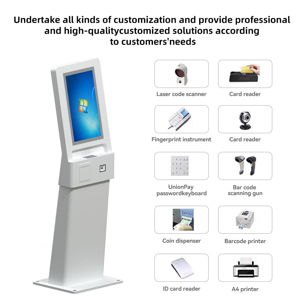 compact self ordering kiosk